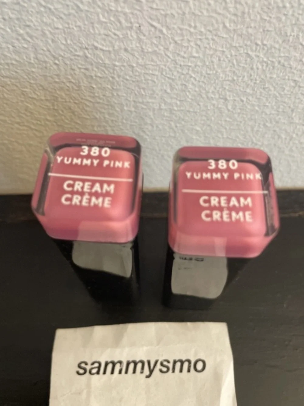 COVERGIRL Exhibitionist Creme Lipstick 380 Yummy Pink x2